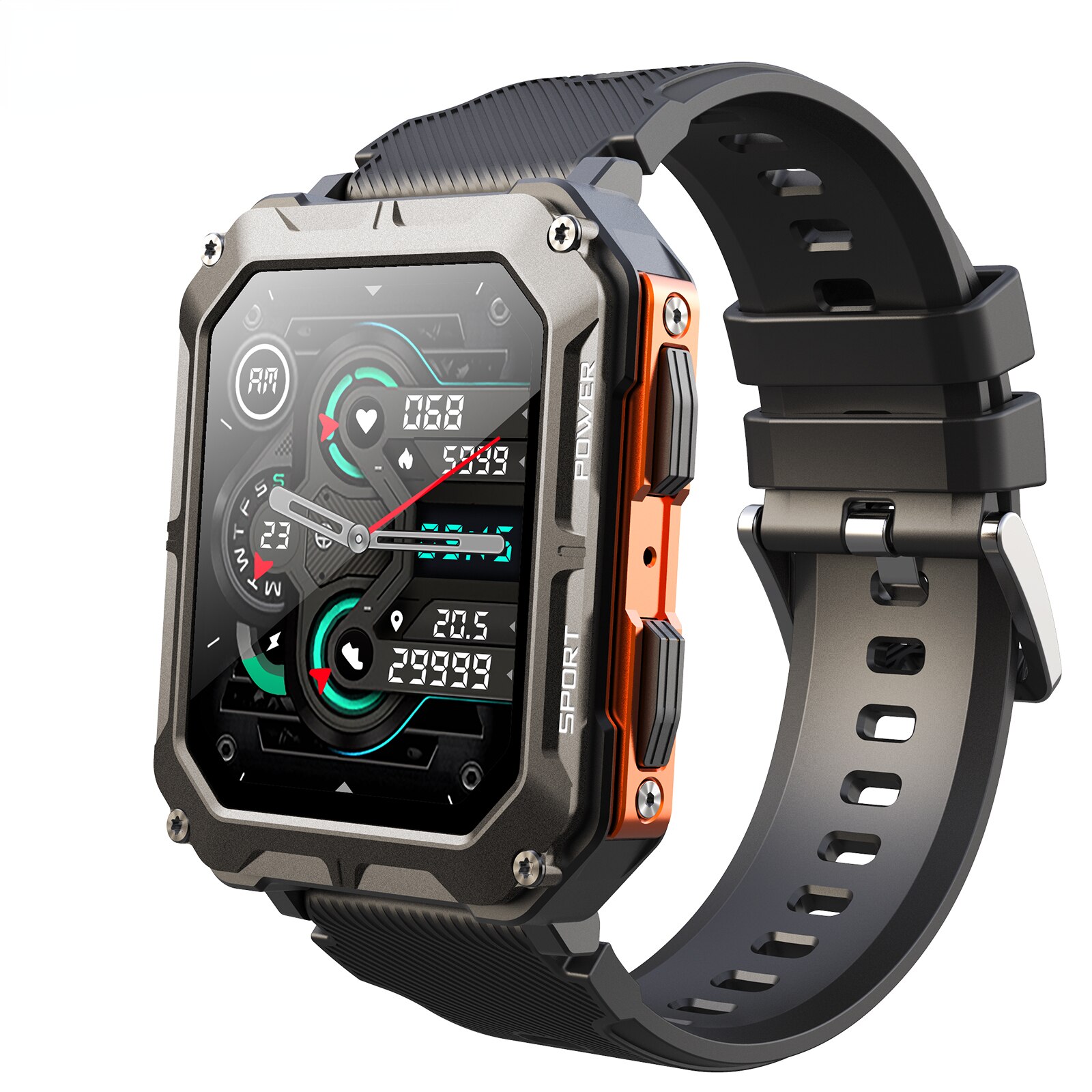 Ʈ ġ  ȭ IP68 ƮϽ  ߿  ð C20  Smartwatch 1.83 ġ 240*290 HD